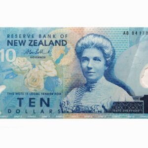 10 New Zealand dollar bills