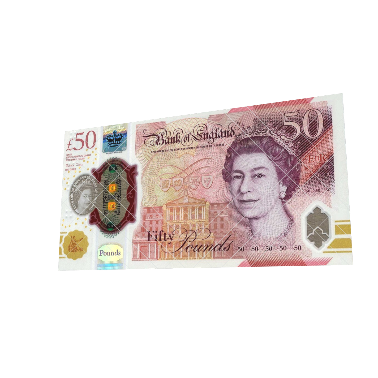 50 Pounds Sterling bills