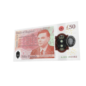 Alternative view of 50 Pounds Sterling bills