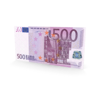 500 Euro bills