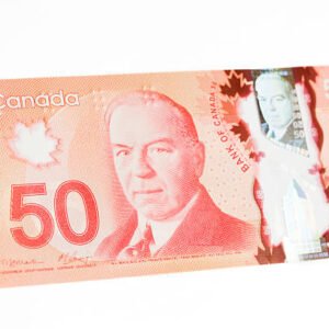 50 Canadian Dollar Bills