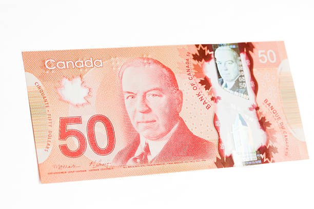 50 Canadian Dollar Bills
